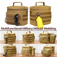  Tactical-Style Insulated Cooler Bag with Bottle Holder